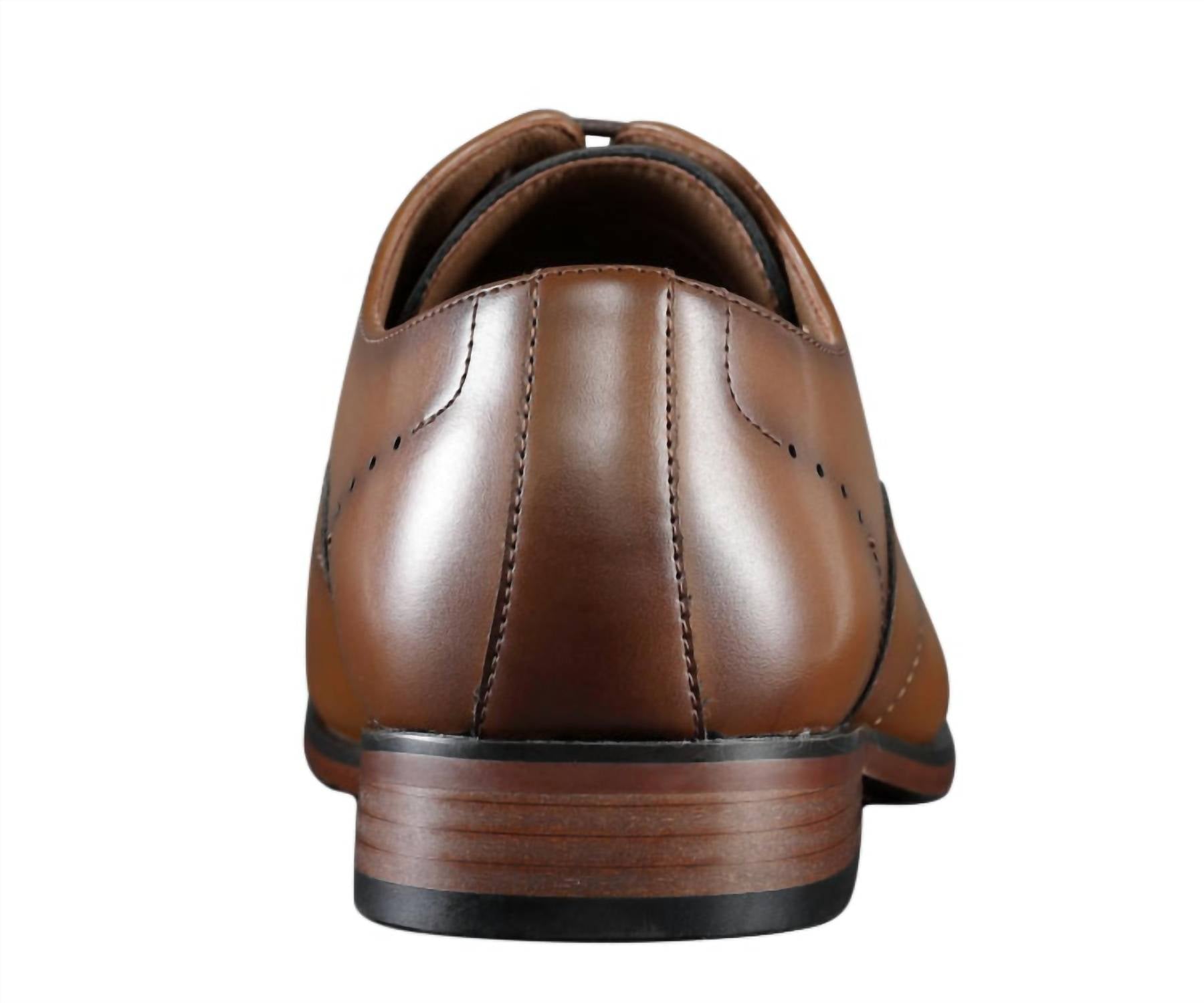 Amali Men's Rory Oxford Shoes in cognac - men's shoe - alternate view