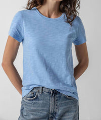 Lilla P - Short Sleeve Back Seam Crewneck Tee