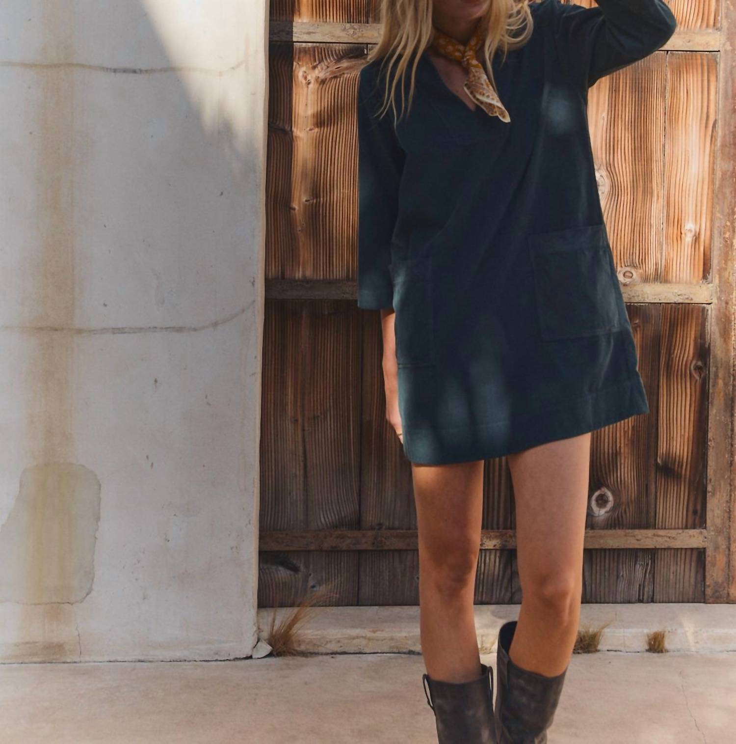 Velvet By Graham & Spencer - Elke Corduroy Mini Dress