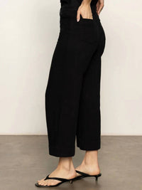 Sanctuary - Soft Marine Wide Leg Crop Pants