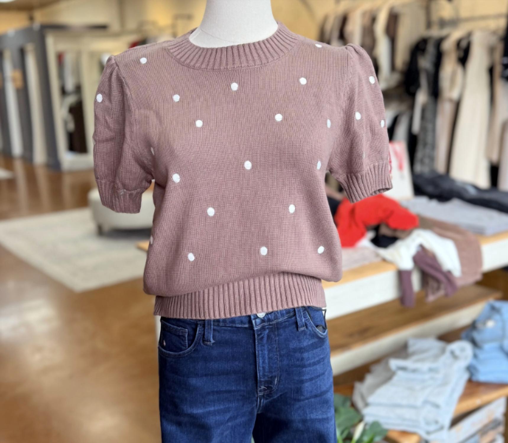 Kld. Signature - Women's Polka-dot Sweater