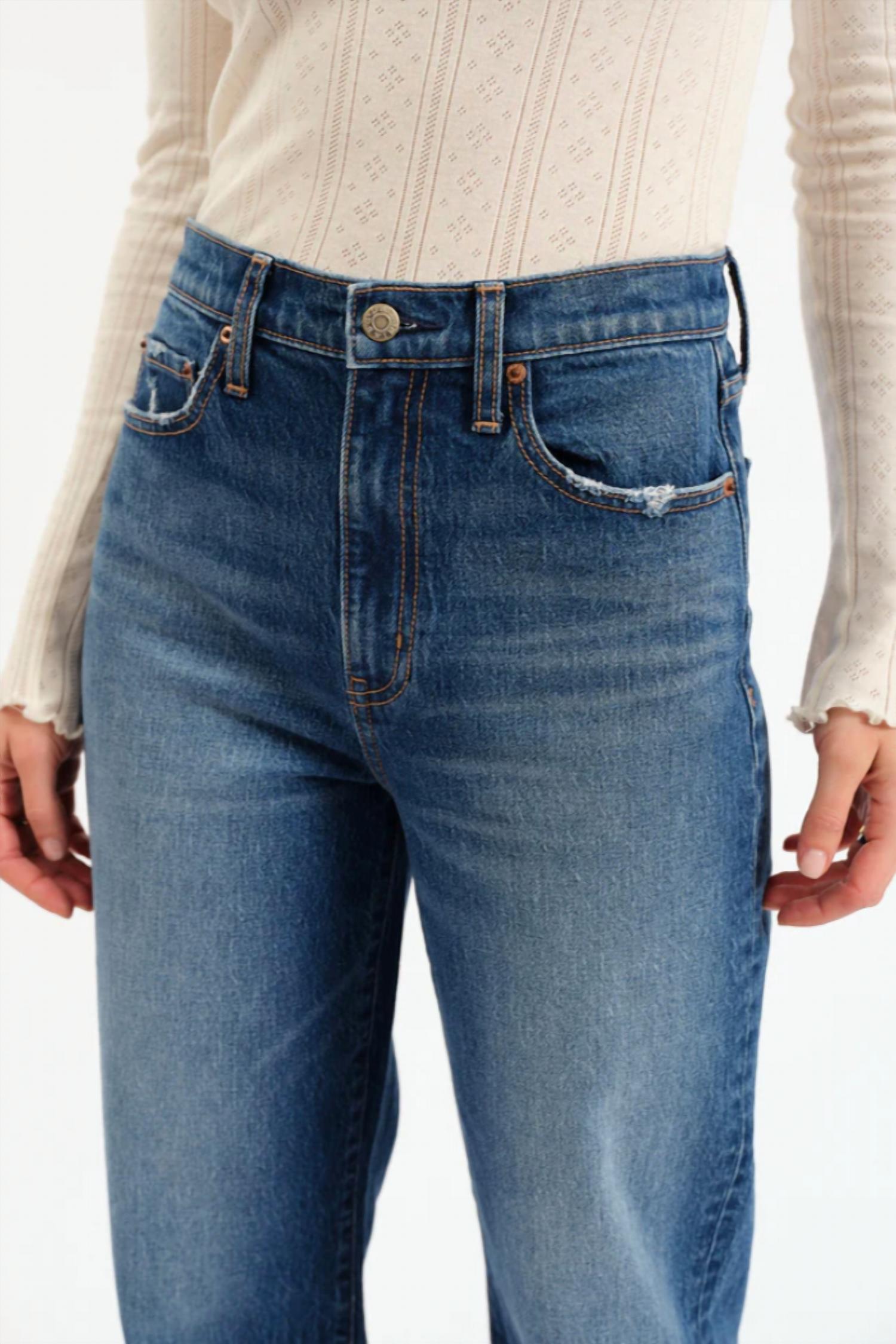 DAZE City Straight Jean in bright blue - women's jeans - view 4