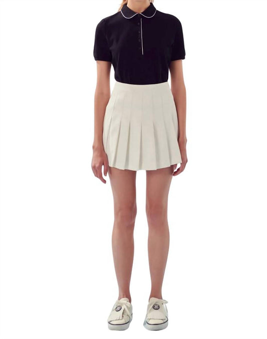 English Factory - Pleated Tennis Skort