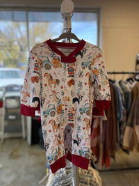 Melina & Me - Kid's Christmas Farm Romper