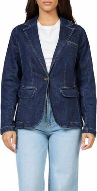 DEAR JOHN DENIM Minah Denim Blazer in naval academy - women's jacket - view 5