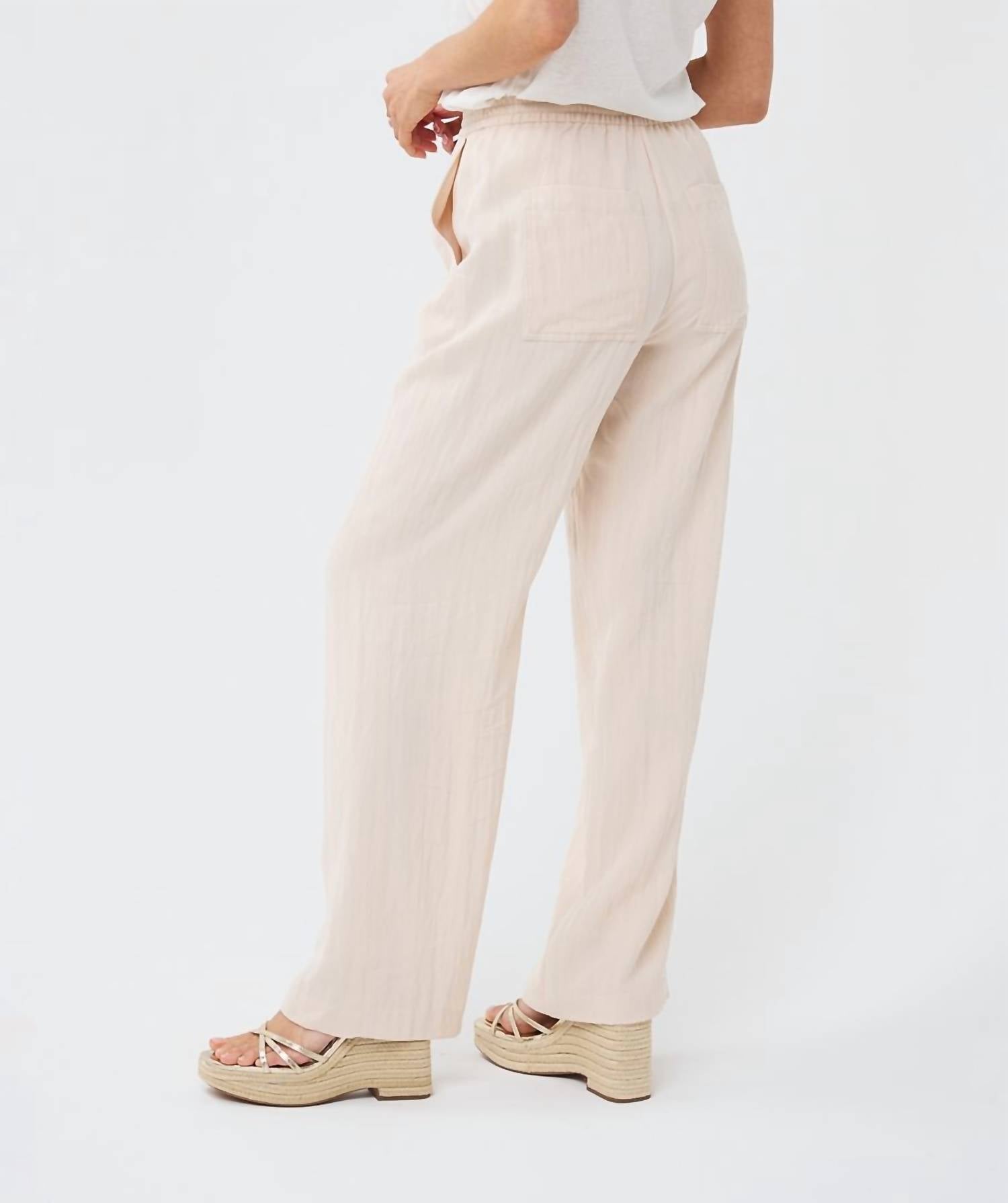 Esqualo - Wide Crush Trouser Pants