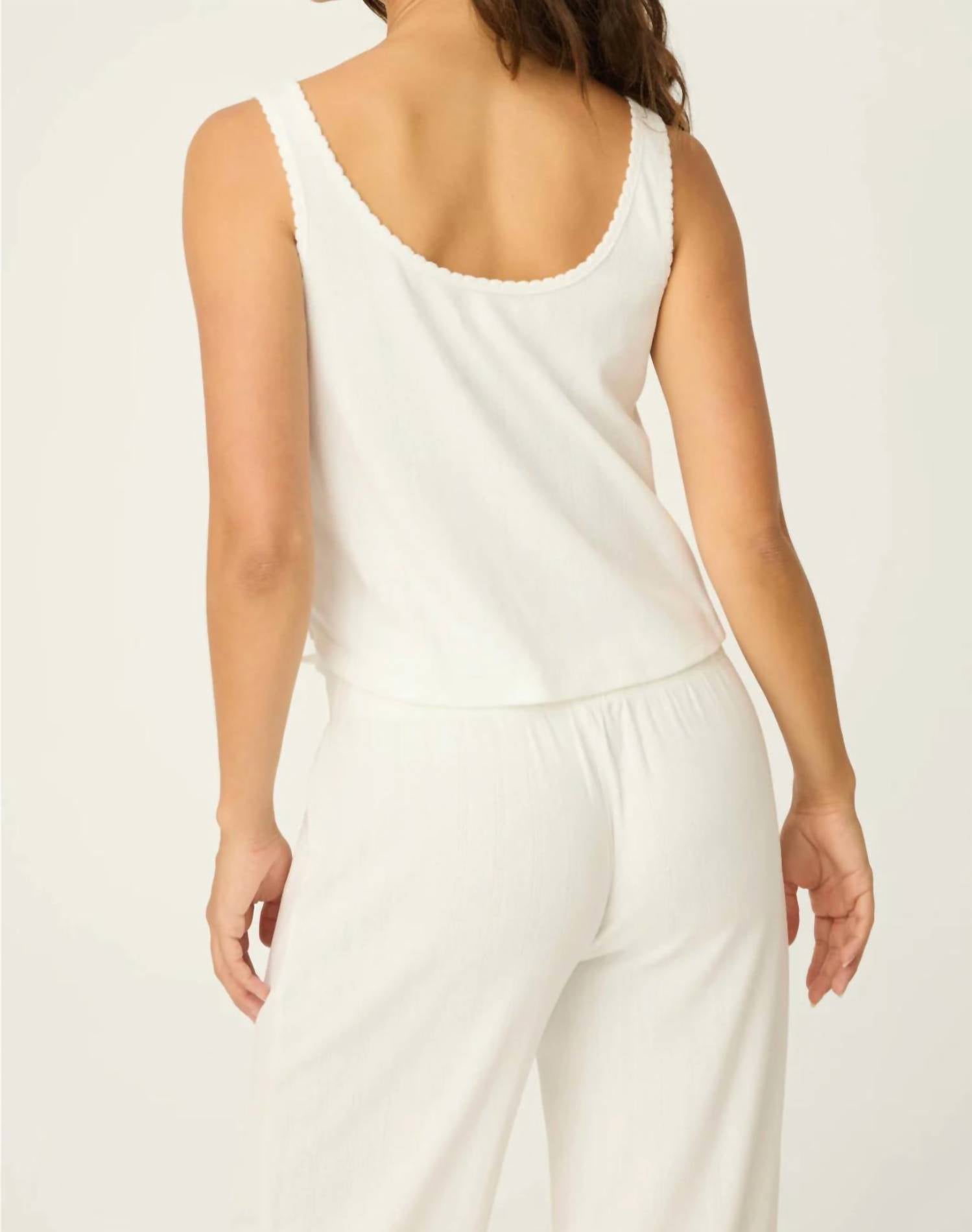 Pj Salvage - Pointelle Essentials Tank Top