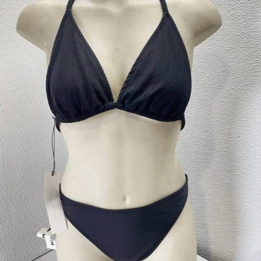 Maison Marine - Women's Romy Bikini Bottom & Crinkle Triangle Top Set