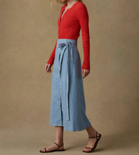 Faherty - Solstice Jean Wrap Skirt