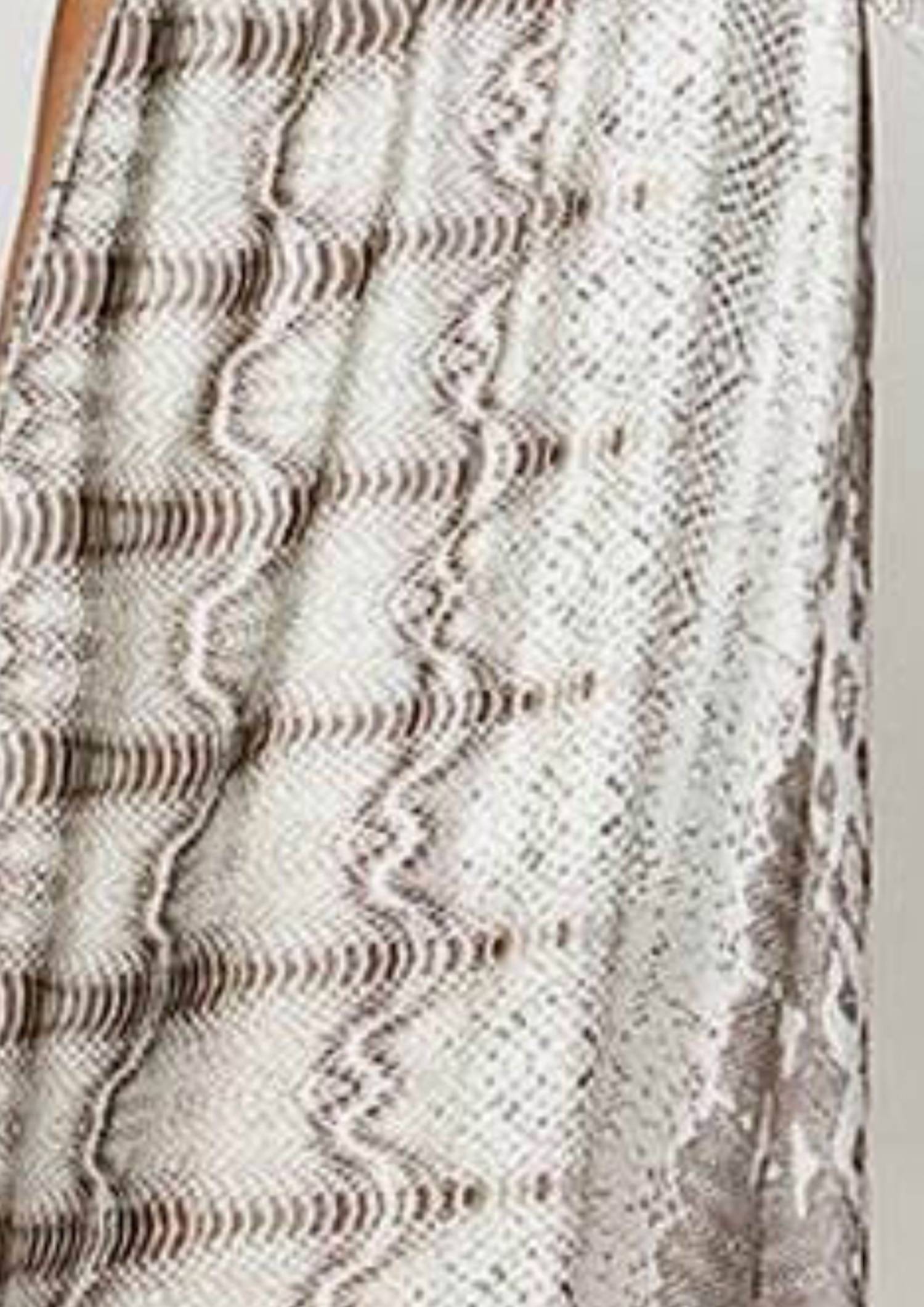 Carmela - One Shoulder Snake Print Maxi Dress