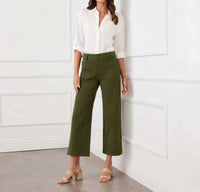 Karen Kane - Lauren Patch Pocket Cropped Pants