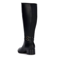 Andrea - Women's Tall Riding Boots With Elastic on Shaft