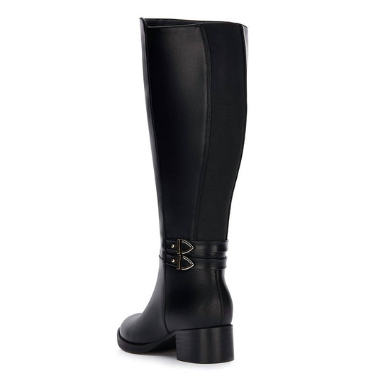 Andrea - Women's Tall Riding Boots With Elastic on Shaft