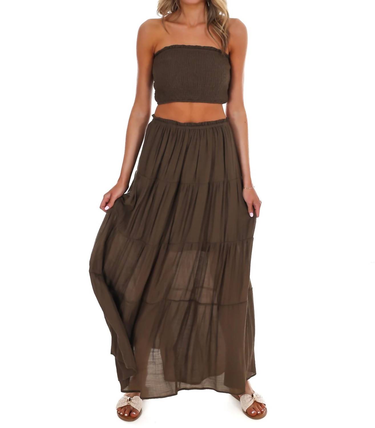 Hyfve - Women's Better People Two Piece Maxi Skirt Set