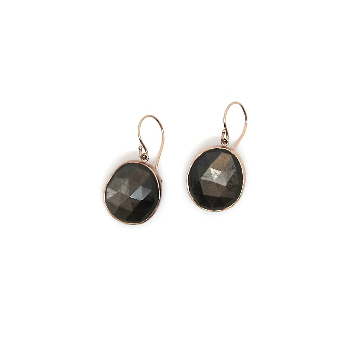 Jamie Joseph - Women's 14k Sterling Silver Pyrite Earrings