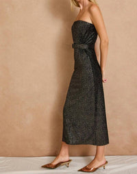 Dress Forum - Midnight Muse Velvet Strapless Dress