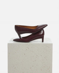 COCLICO Women's Sugar Pumps in oxblood leather - women's heels - view 4