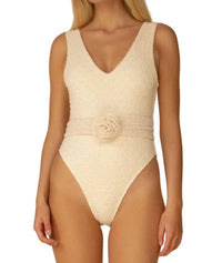 Montce - Amalia Texture Kim Rosa One Piece Swimwear