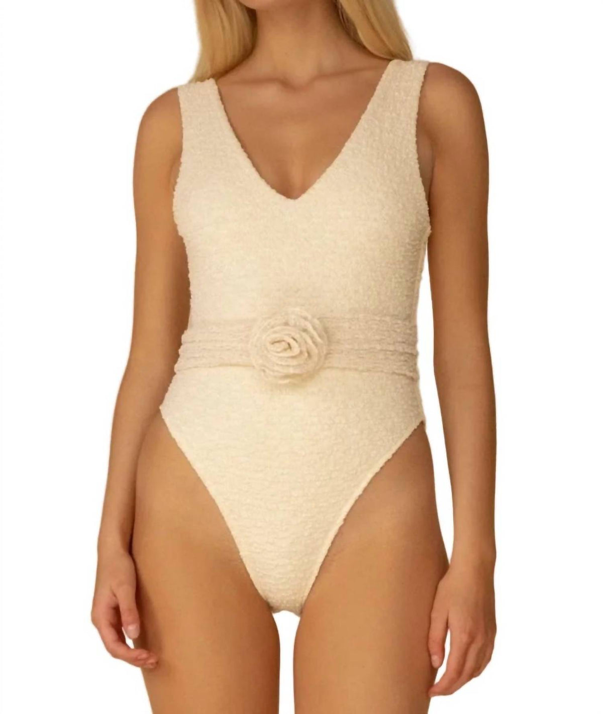 Montce - Amalia Texture Kim Rosa One Piece Swimwear