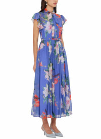 Leo Lin - Grace Flutter Sleeve Dress