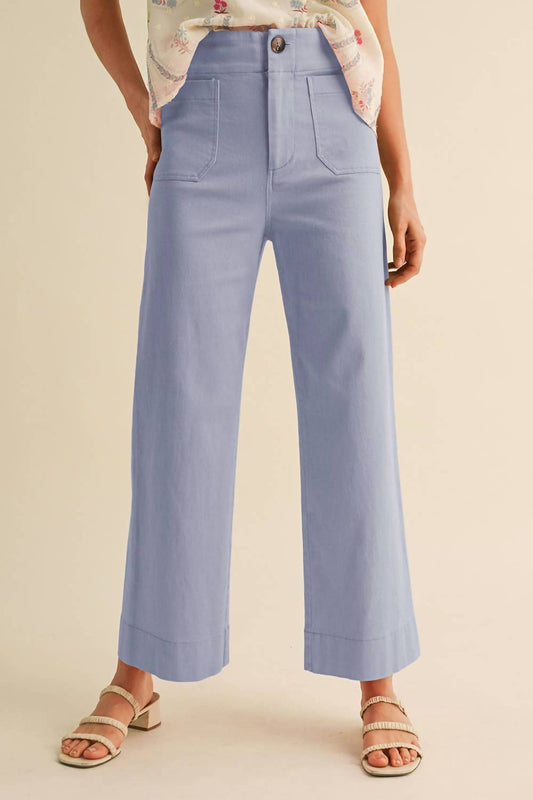 &Merci - Cropped Wide-leg High Rise Pants