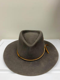 Jw Bennett - Unisex Western 50x Teardrop Flat Brim Hat