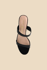 CHINESE LAUNDRY Women's Yamila Dress Heel Sandal in black - women's sandal - detail view