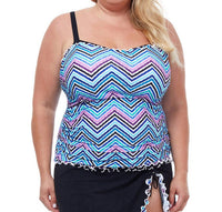 Profile By Gottex - Plus Size Sweetheart Underwire Tankini Top