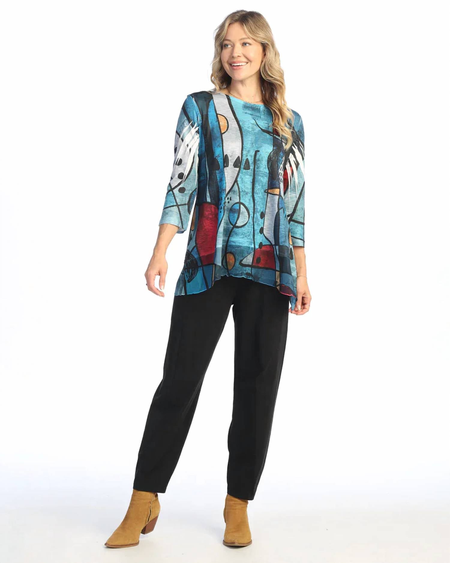 Jess & Jane - Granada Chiffon Hem Top