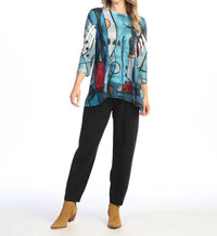 Jess & Jane - Granada Chiffon Hem Top