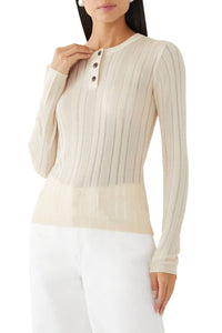 Frame - Laddered Rib Henley
