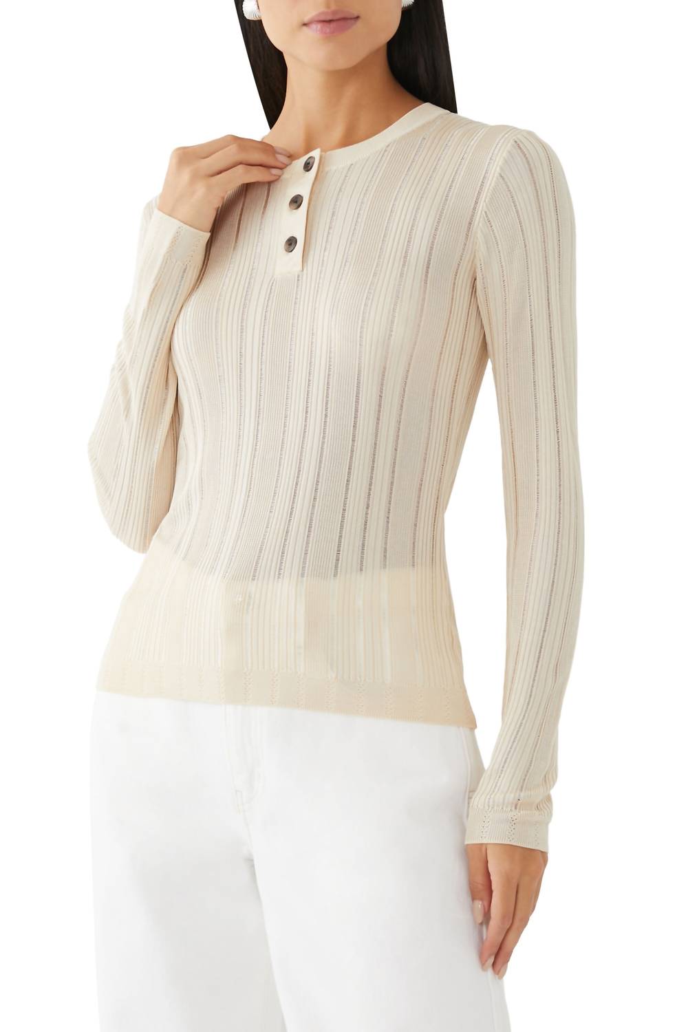 Frame - Laddered Rib Henley