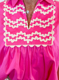 Jodifl - Fiona Ric Rac Accent Top