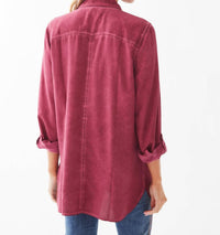 Fdj - Pigment Dyed Button Front Shirt