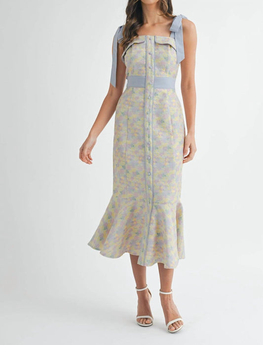 Mable - Marjorie Floral Midi Dress