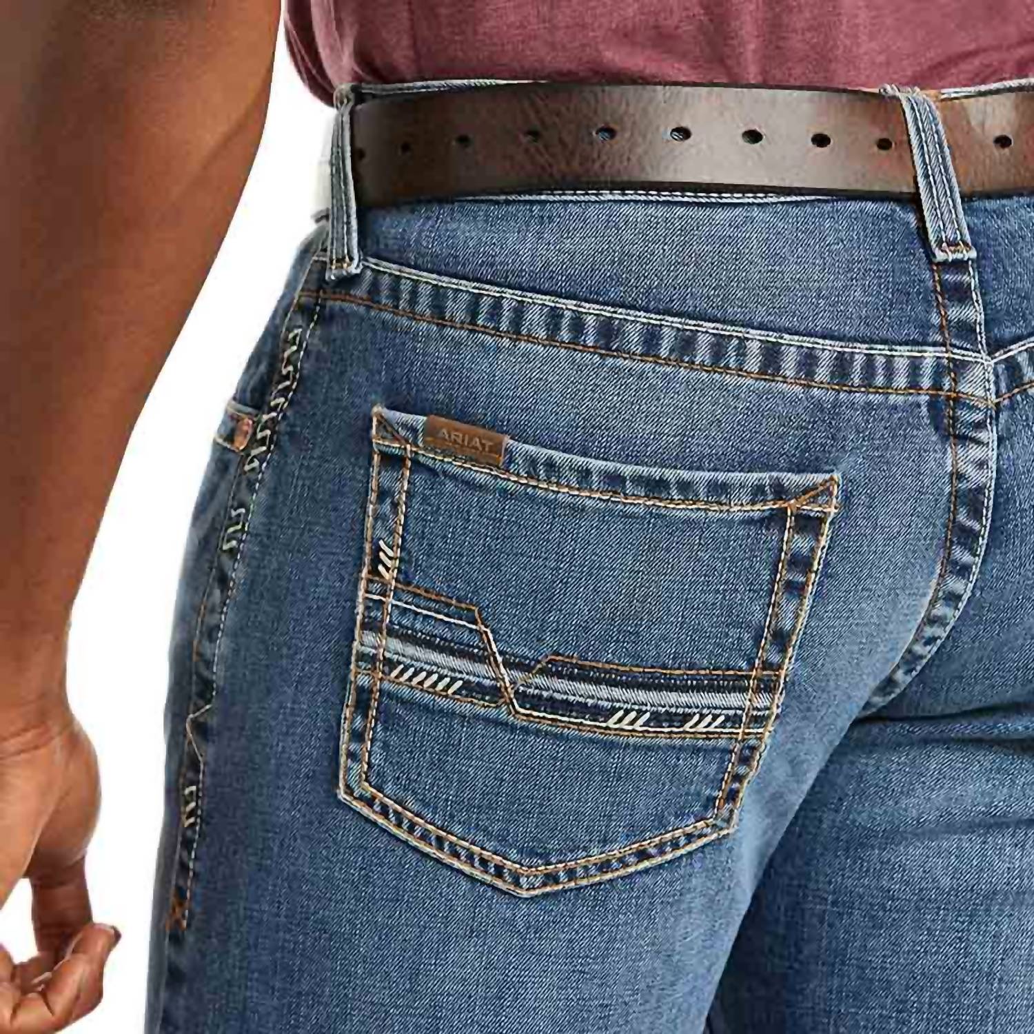 ARIAT M5 Straight Stillwell Straight Leg Jeans in fargo - men's jeans - alternate view