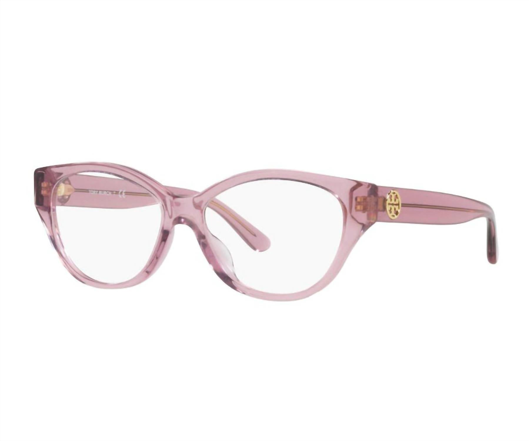 Tory Burch - Women's Transparent Cat-eye Non-polarized Eyeglasses