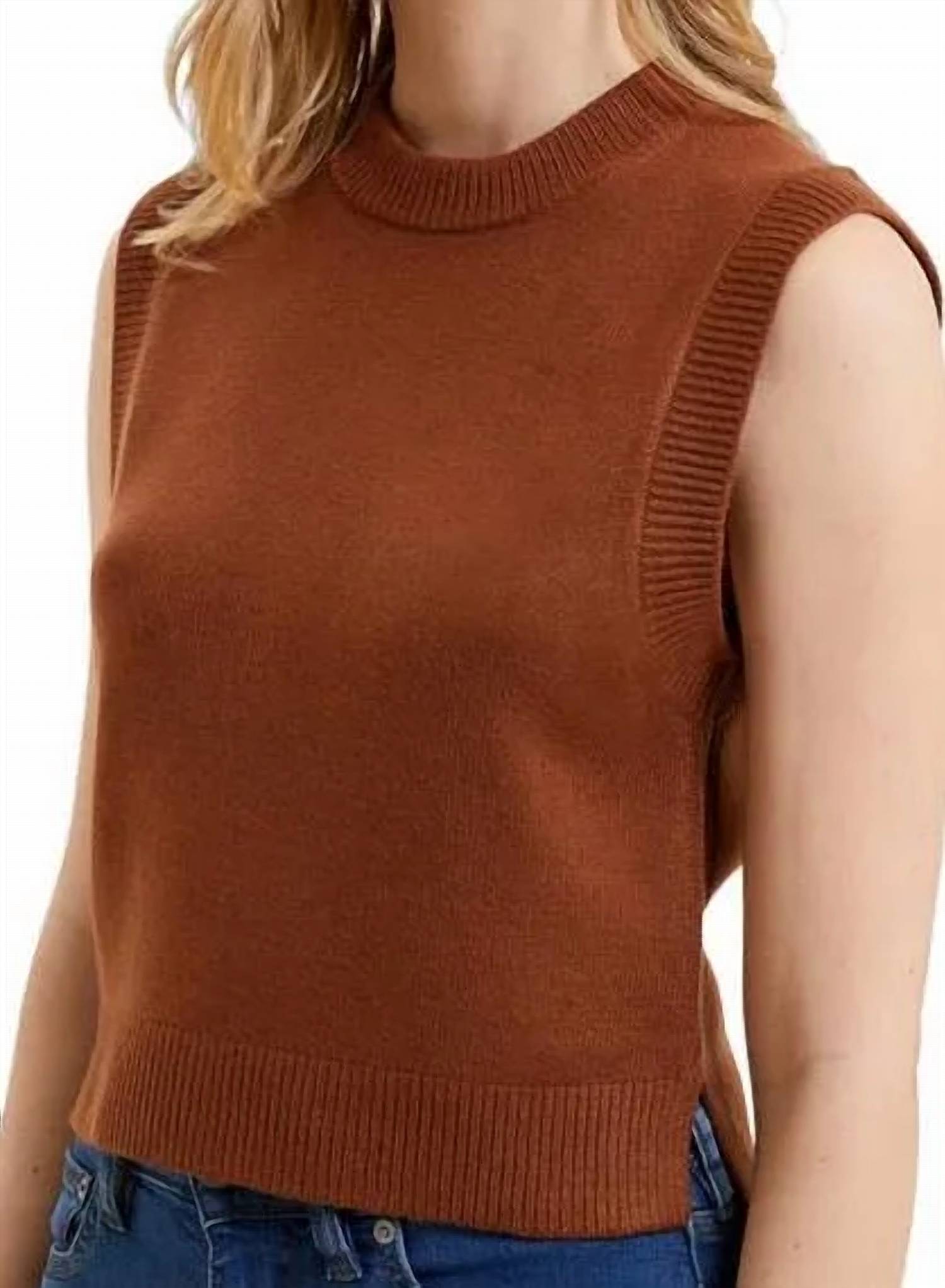 French Connection - Mozart Crew Neck Sleeveless Vest