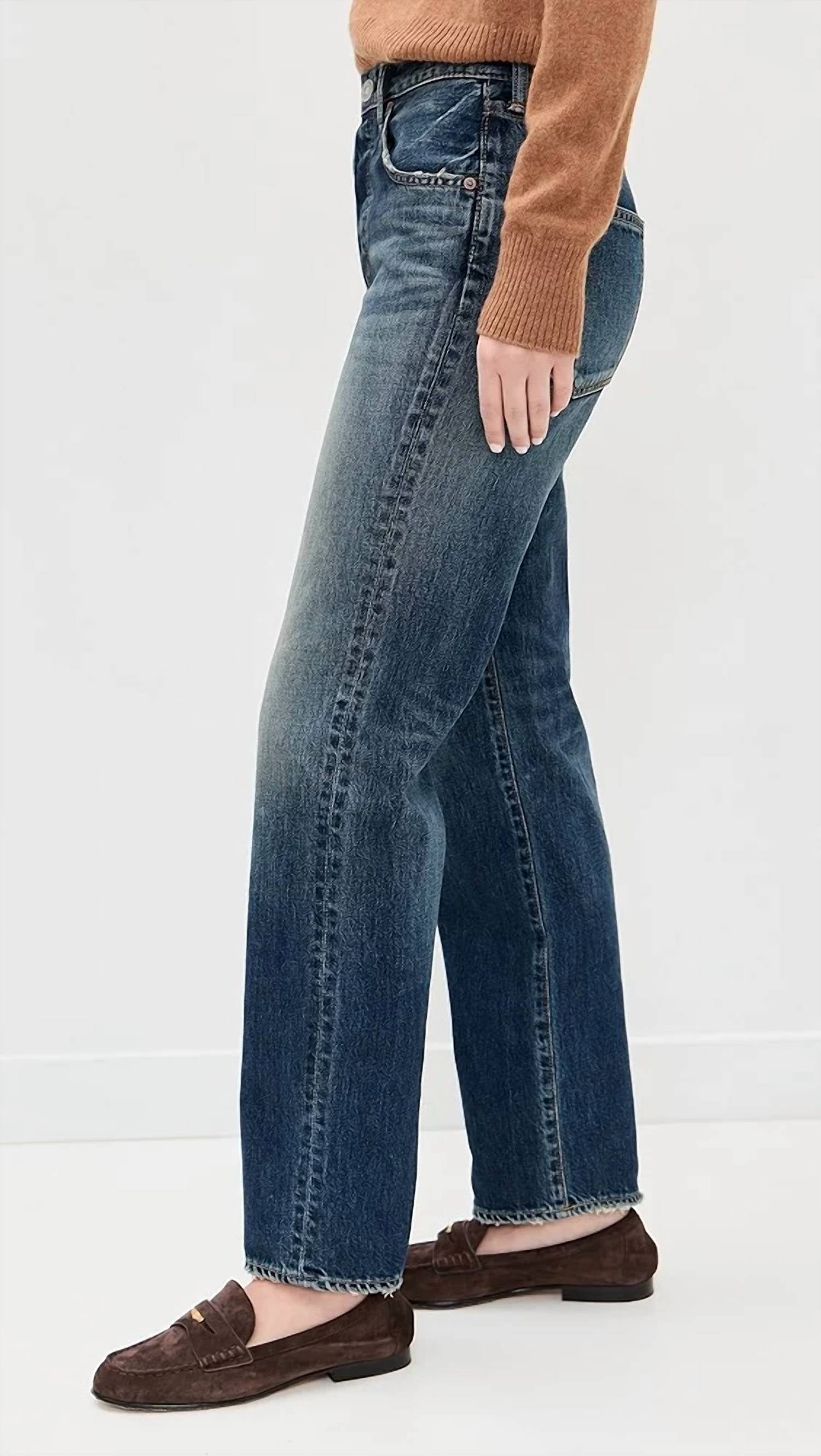 Moussy - Mid Rise Arborwood Straight Jeans