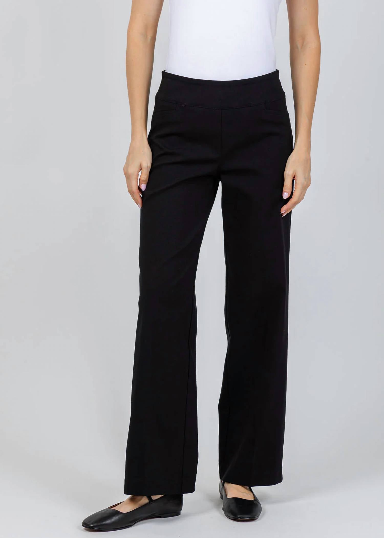 Elliott Lauren - Control Stretch Wide Leg Pants - 30"