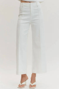 Entro - Emma Wide Leg Seam Jeans