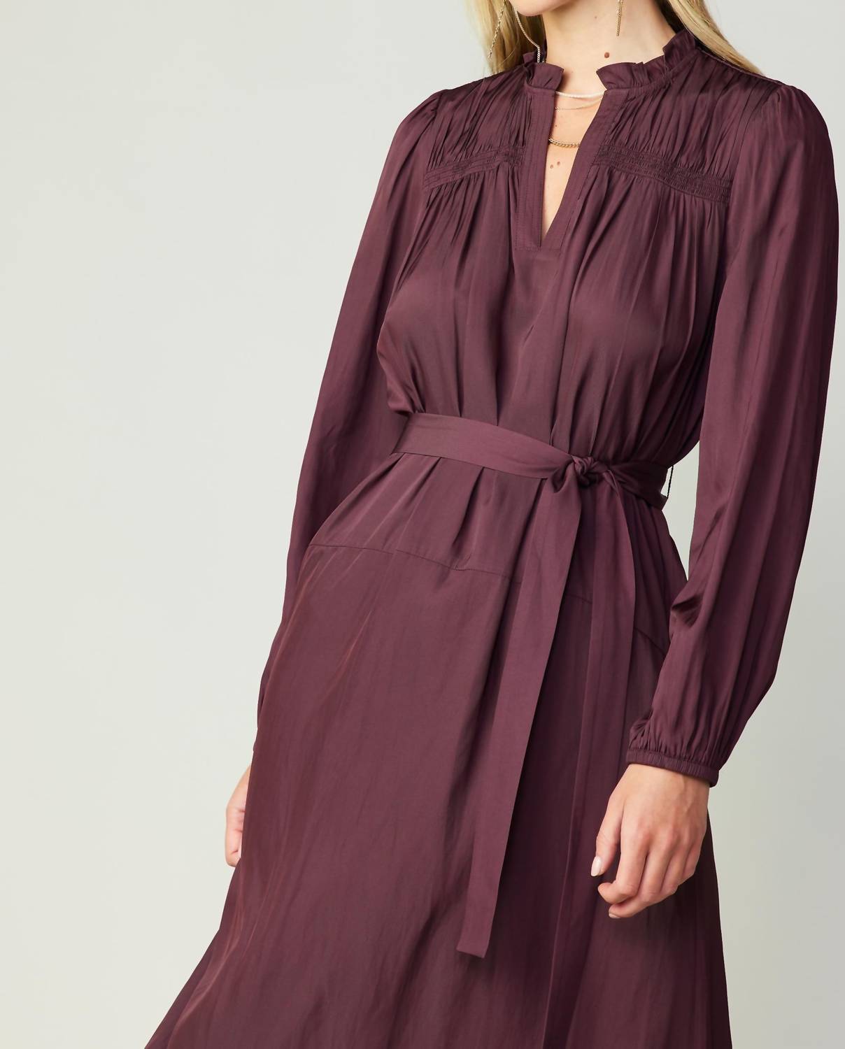 Current Air - Self Tie Midi Dress