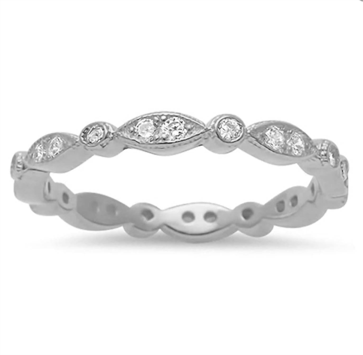 Starlette Women's Marquessa Stackable Ring in silver - women's jewelry