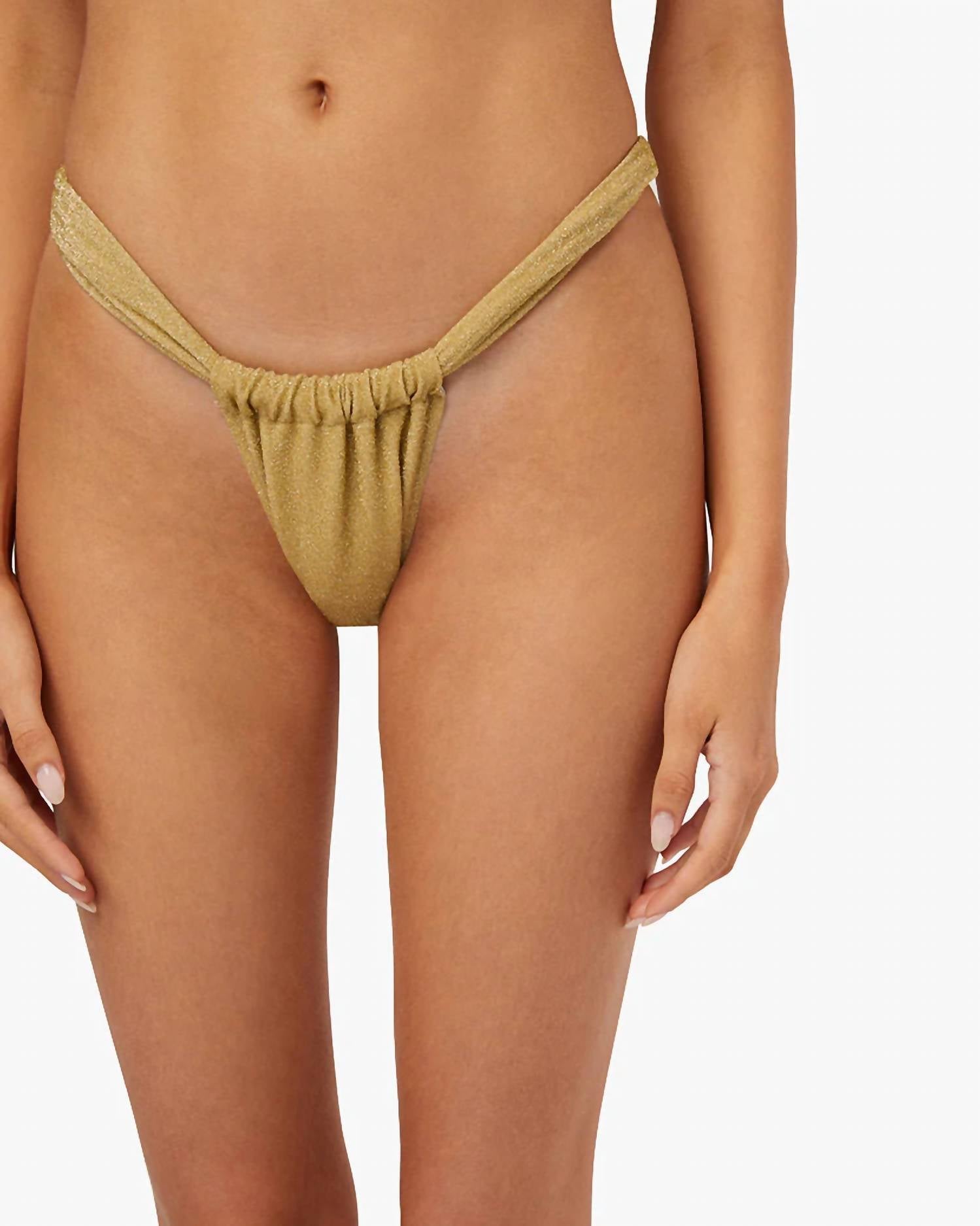 We Wore What - Ruched Cheeky Bottom