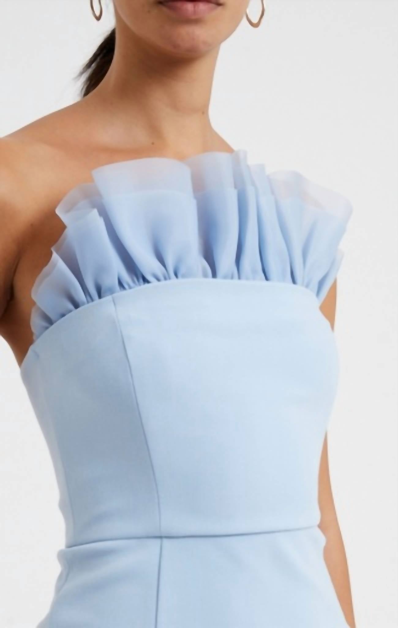 French Connection - Organza Strapless Mini Dress