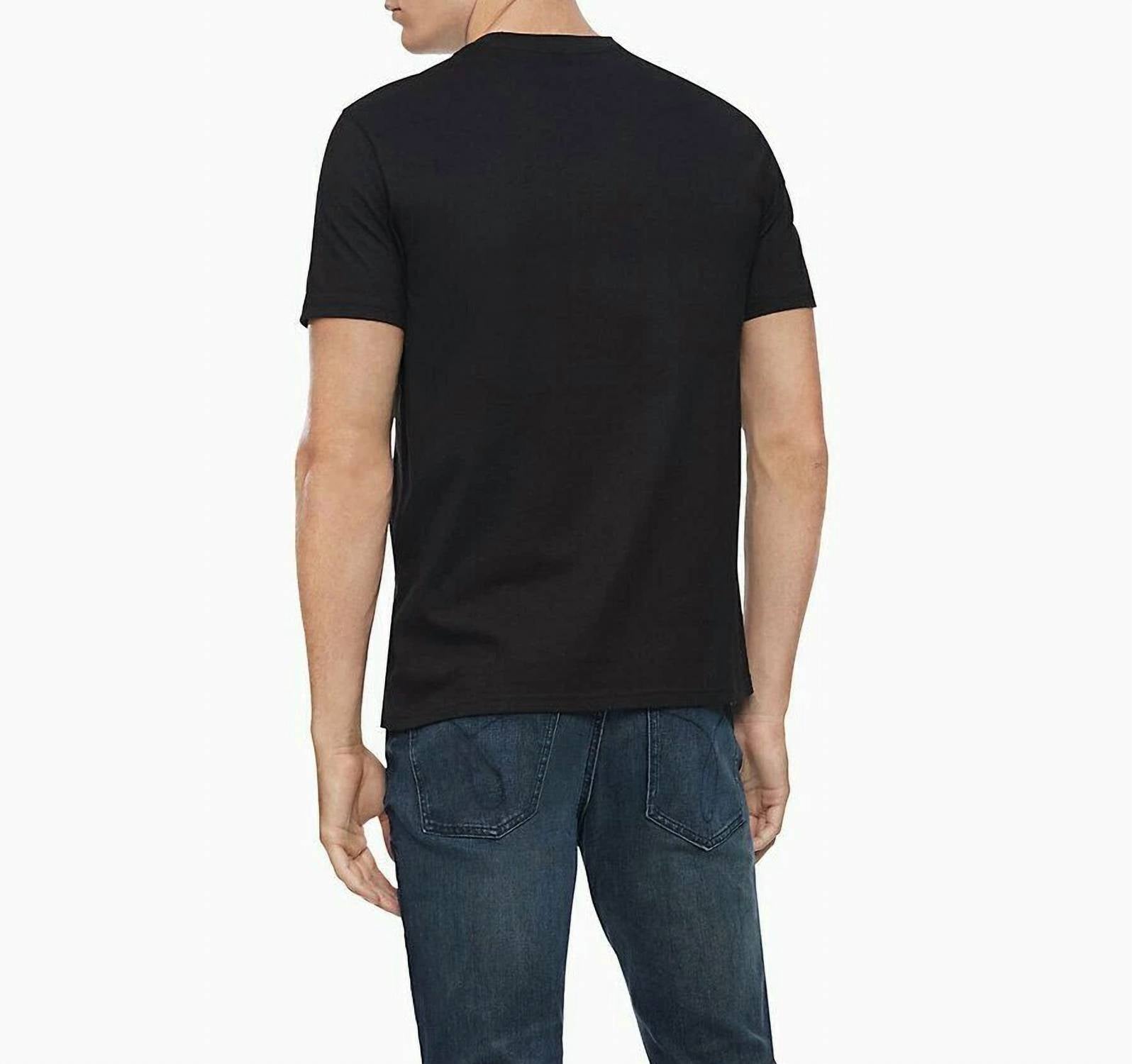 Calvin Klein - Men's Garment Dyed Monogram Pocket Tee