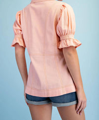 Gigio - Linen Button Down Top