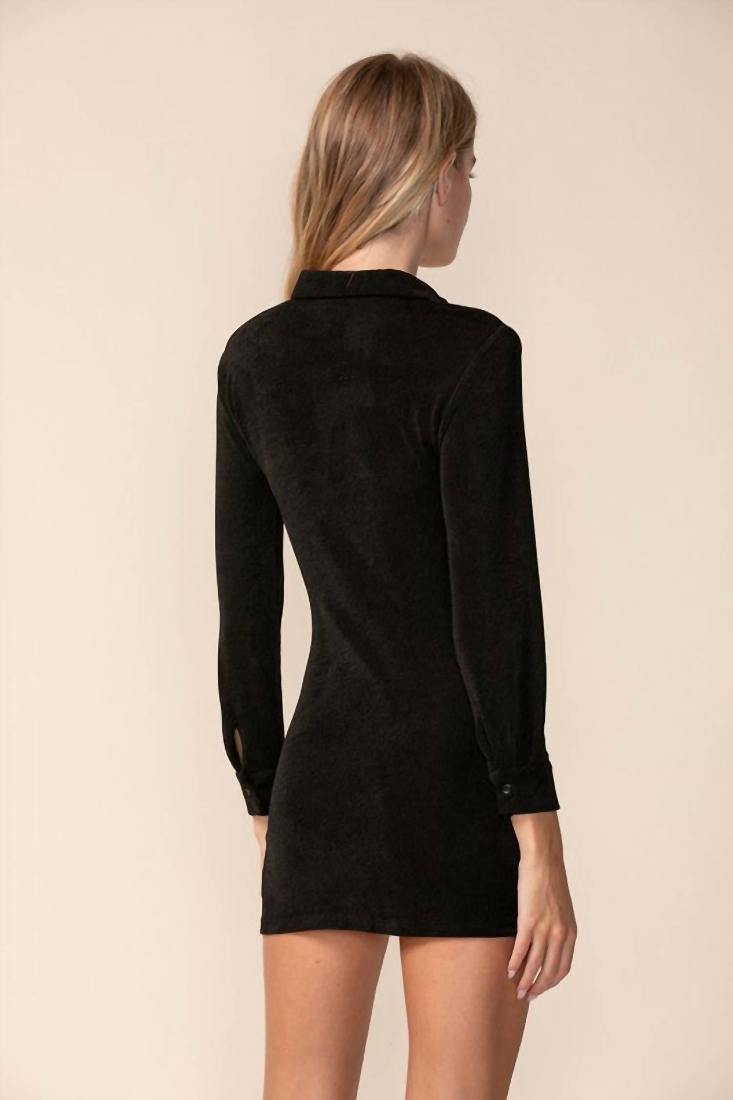 Sky To Moon - Jean Long Sleeve Dress