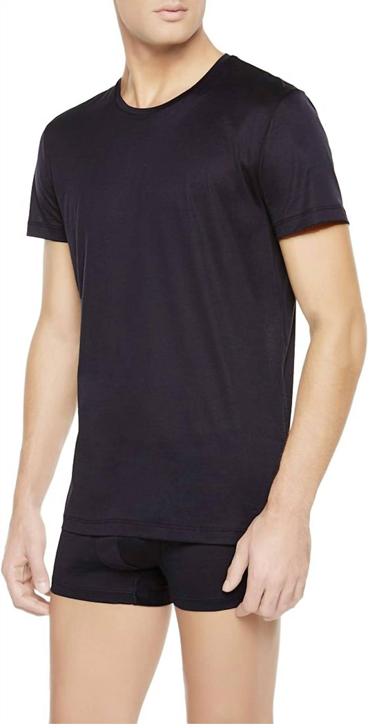 Elegance Short Sleeve Crew Neck T-Shirt