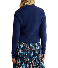 Nic + Zoe - TEXTURED KNIT BOMBER JACKET